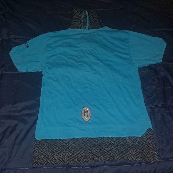 Adidas Short Sleeved Hoodie Sz.M - Picture 7 of 9
